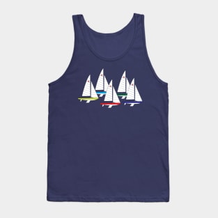 Soling International Keel Boat Racing Class Tank Top